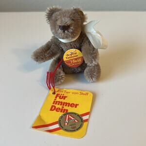 Vintage Steiff Teddy Stuffed Animal Original Bear Miniature